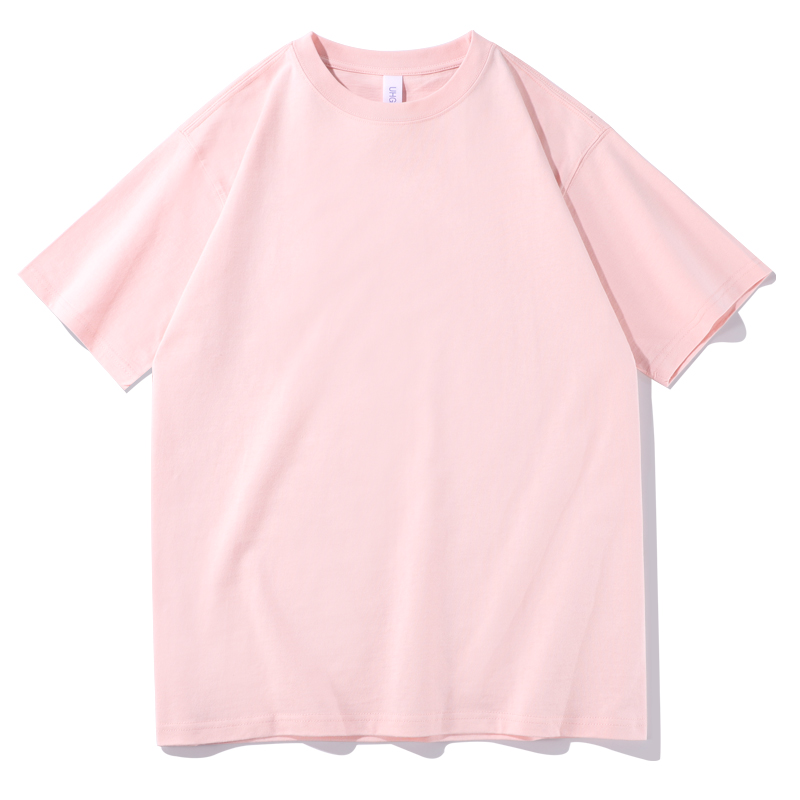 230g16支精梳棉纯色短袖T恤通款L06-T003图20