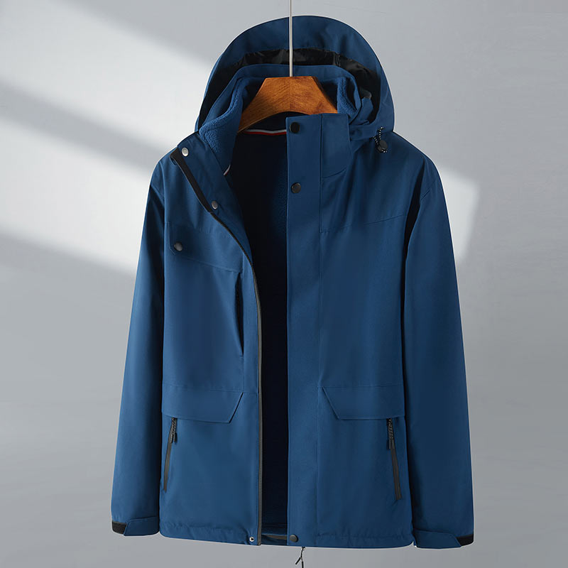 150D机械弹户外三合一冲锋衣运动登山服外套W02-009图4