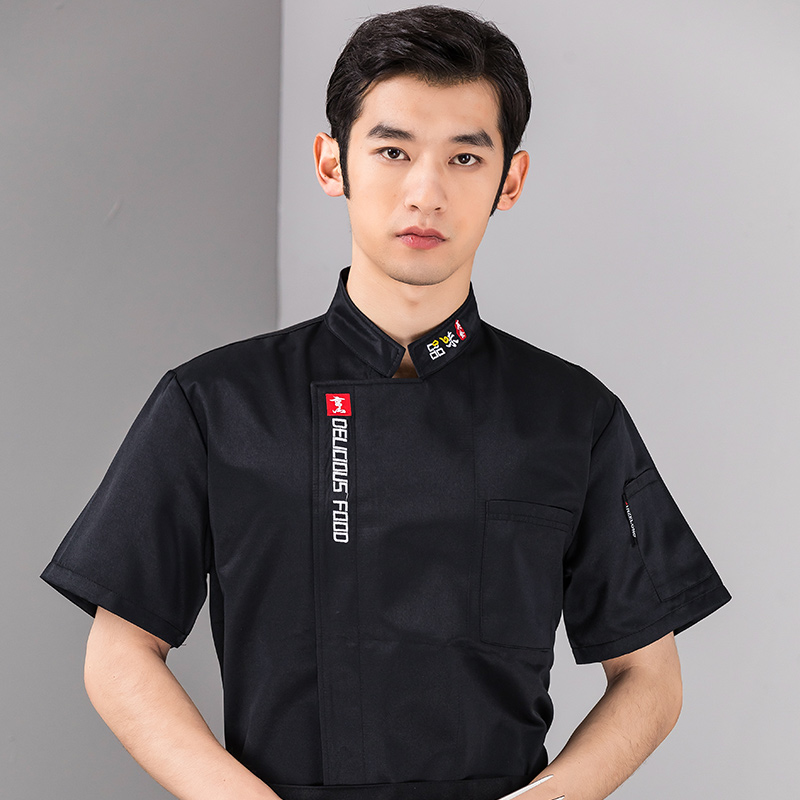 品味厨短袖酒店厨师服上衣H01-2022-24图2