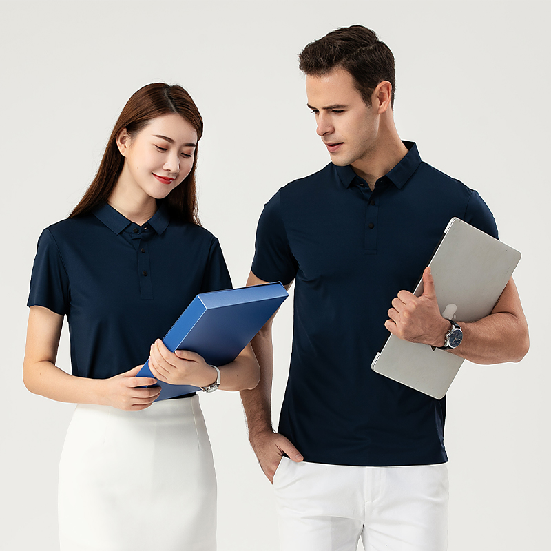 速干翻领短袖POLO衫通款GJ29-9105图3