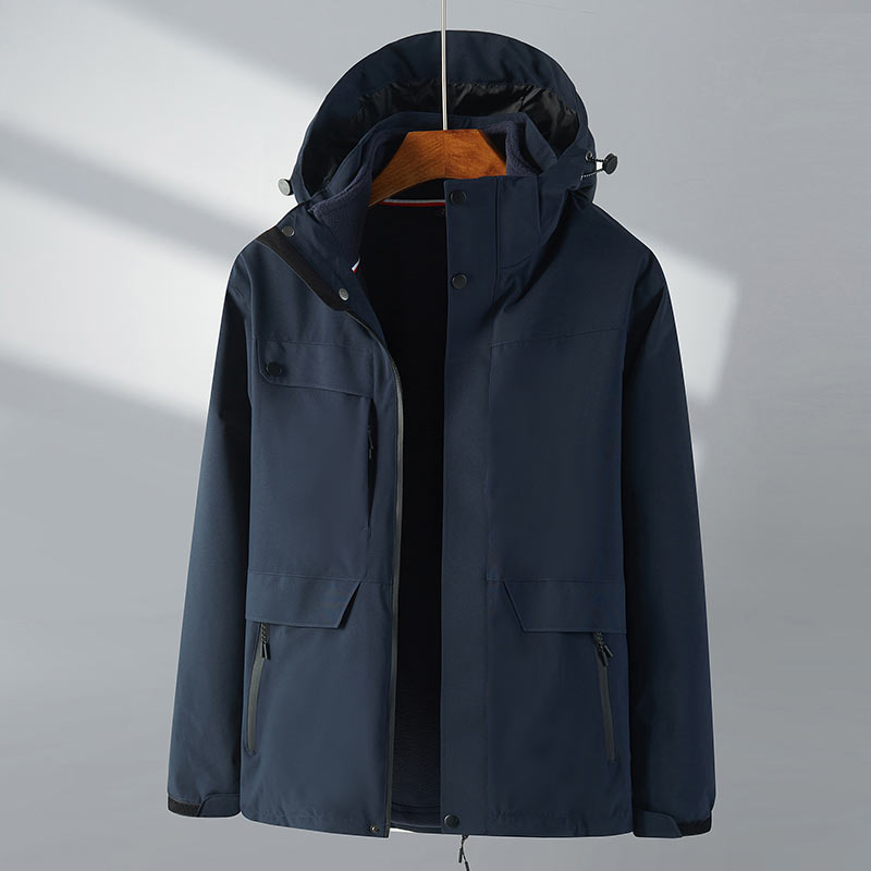 150D机械弹户外三合一冲锋衣运动登山服外套W02-009图5