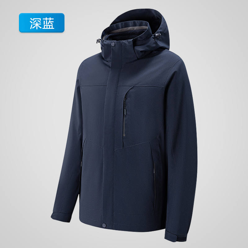 户外运动登山服三合一套装抓绒内胆冲锋衣男款KT2-220807图4