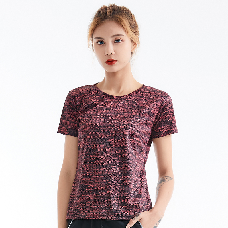 健身训练速干短袖圆领T恤女款KL-90010女图2
