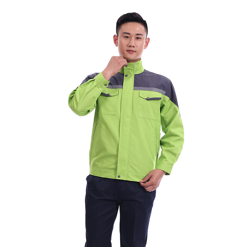 棉毛酵洗帆布春秋长袖套装工作服J02-1811图7