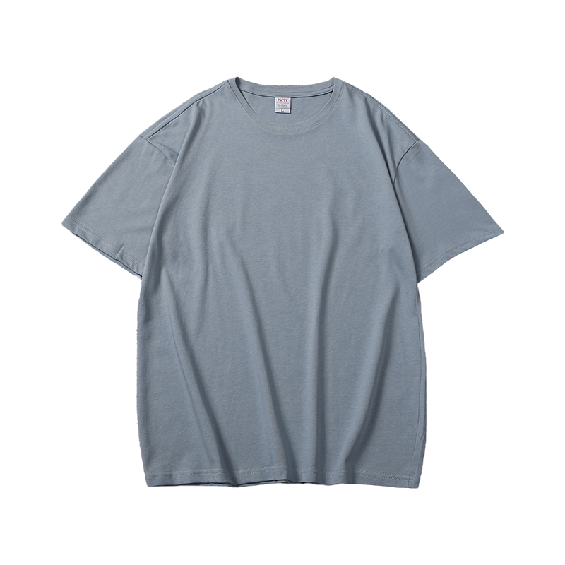 240g32支双纱重磅纯棉小落肩T恤通款A03-A008图16