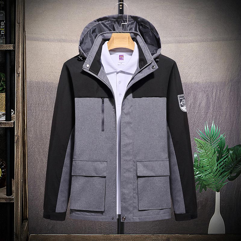 男士登山服防风防水单层冲锋衣KS-1868图6