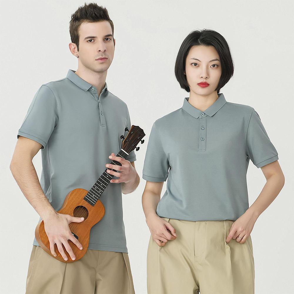精梳棉翻领短袖POLO衫通款GJ28-99801图13
