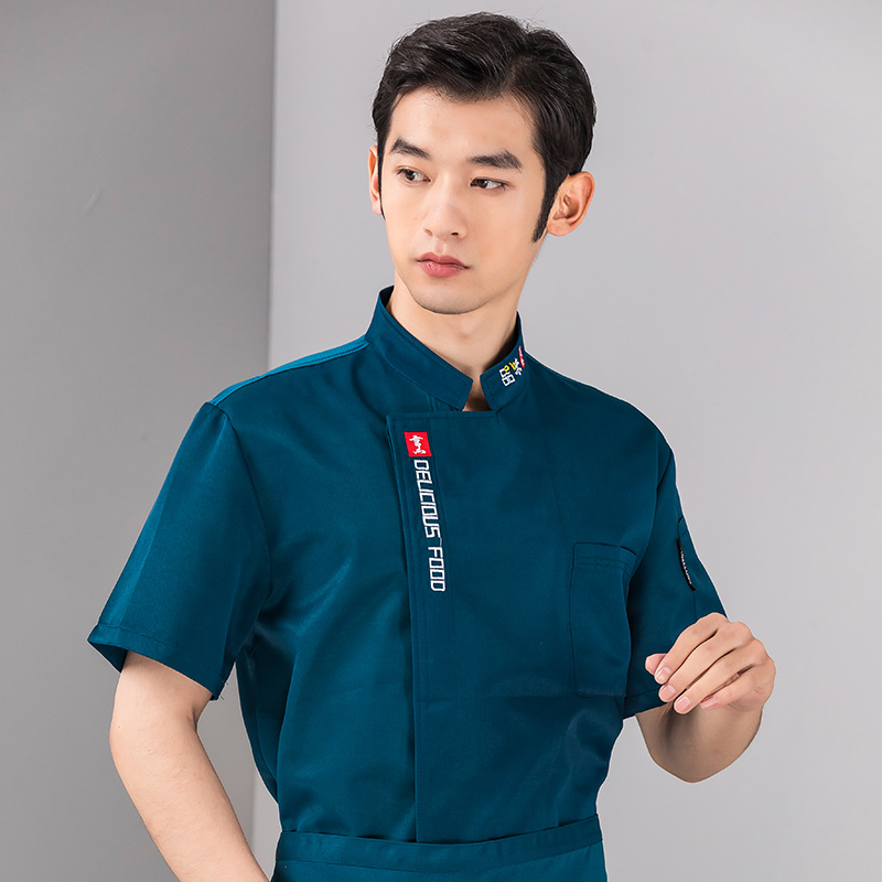 品味厨短袖酒店厨师服上衣H01-2022-24图6