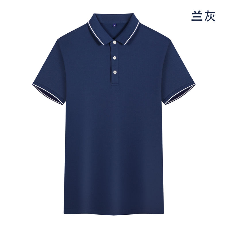 215克六角珠蜂窝棉做A5级抗菌二级领短袖POLO衫GJ22-W2图10