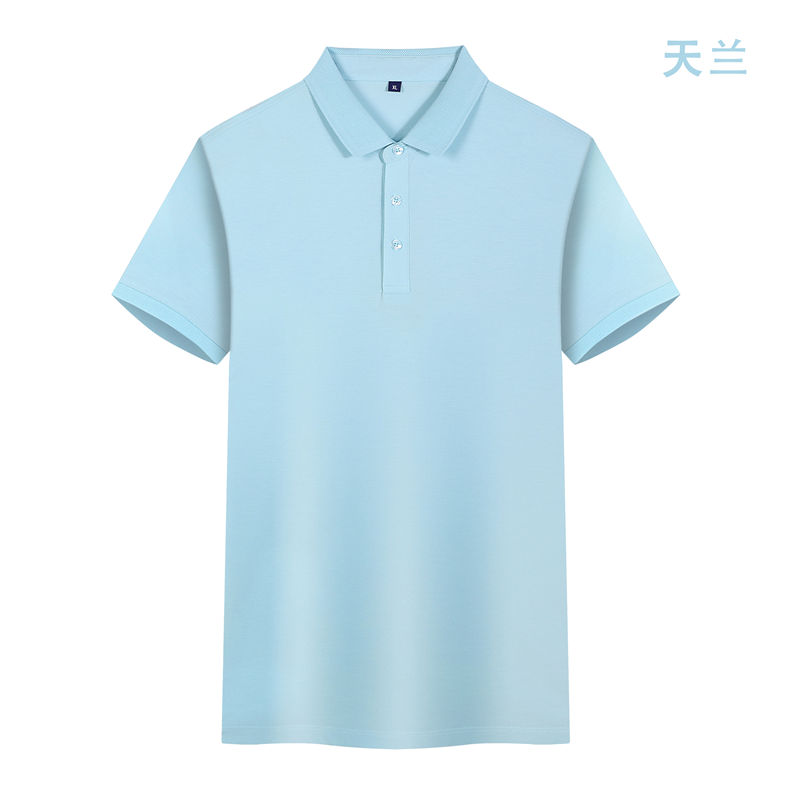 200克天丝绸丝棉夏季POLO衫GJ22-S366图3
