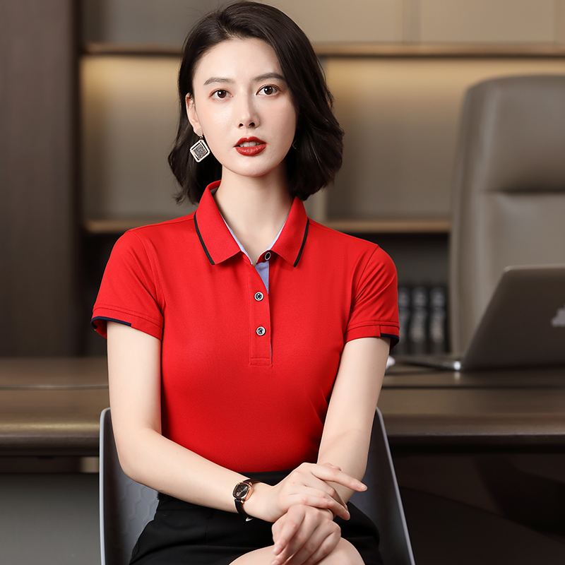195克40支蚕丝棉翻领短袖POLO衫通款GJ15-6601图14