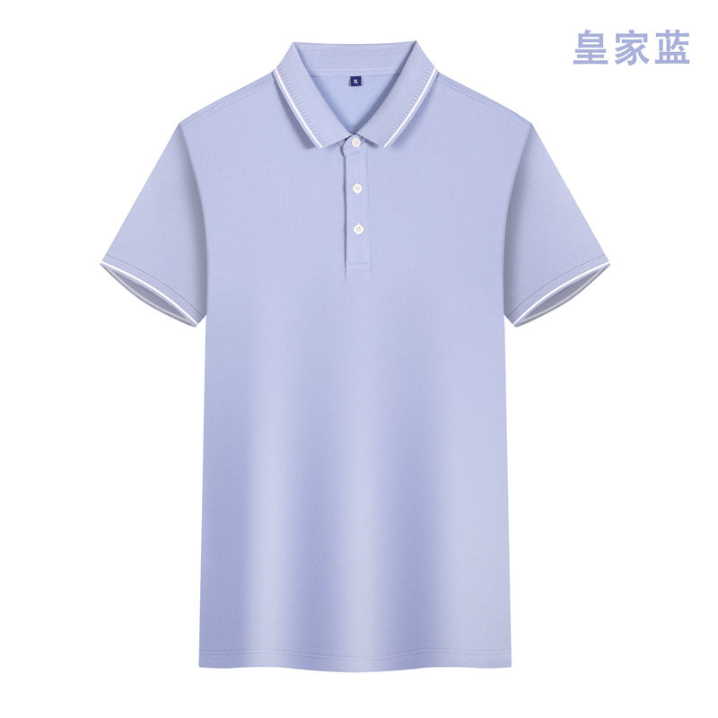 215克六角珠蜂窝棉做A5级抗菌二级领短袖POLO衫GJ22-W2图12