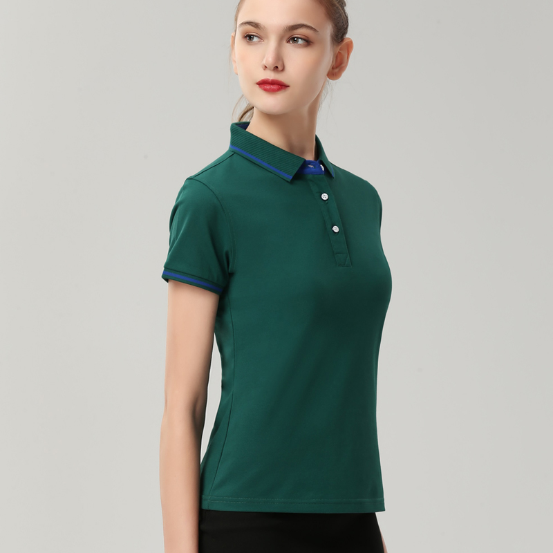 190g40支商务翻领短袖POLO衫女款31-1878女图6