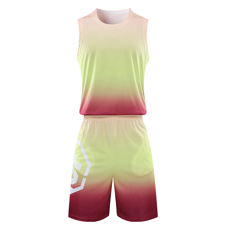 160g速干渐变篮球服套装亲子装210-B207图3