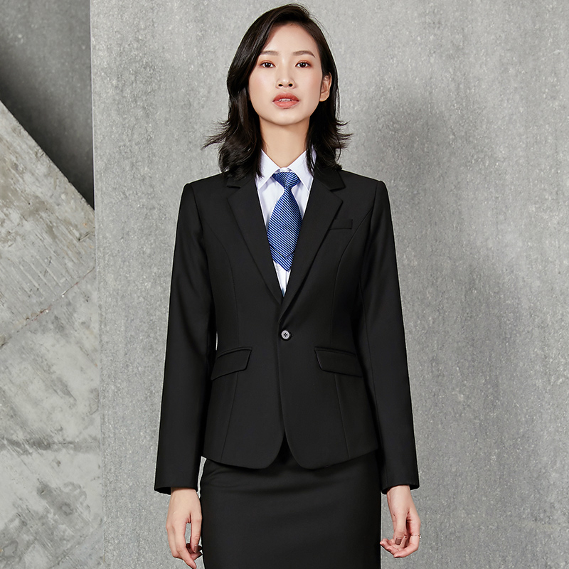 商务单扣职业外套女款188-0601女外套图3