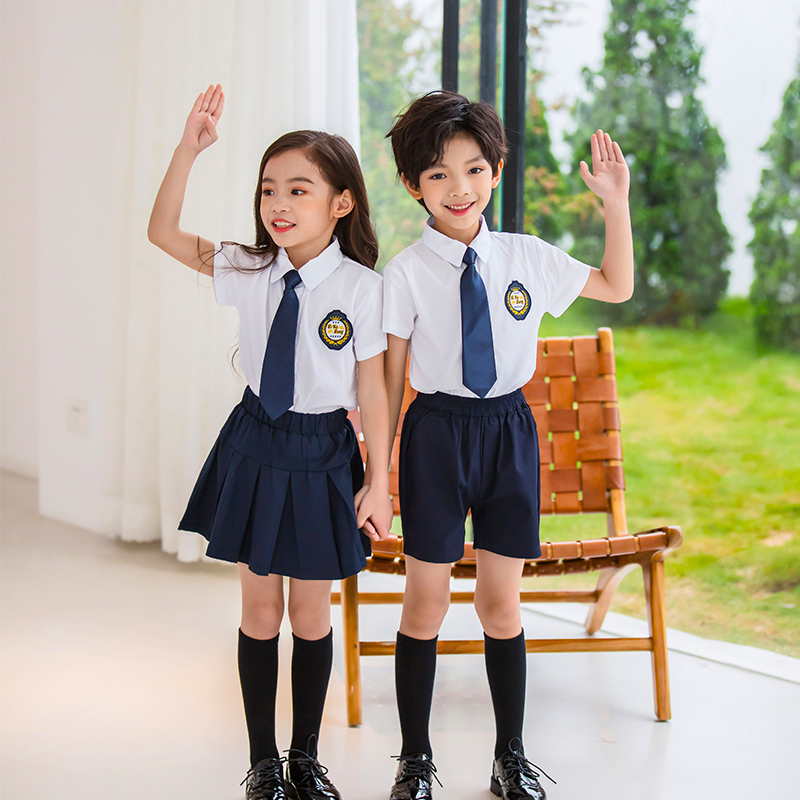 学院风幼儿园园服短袖套装455-8130图5