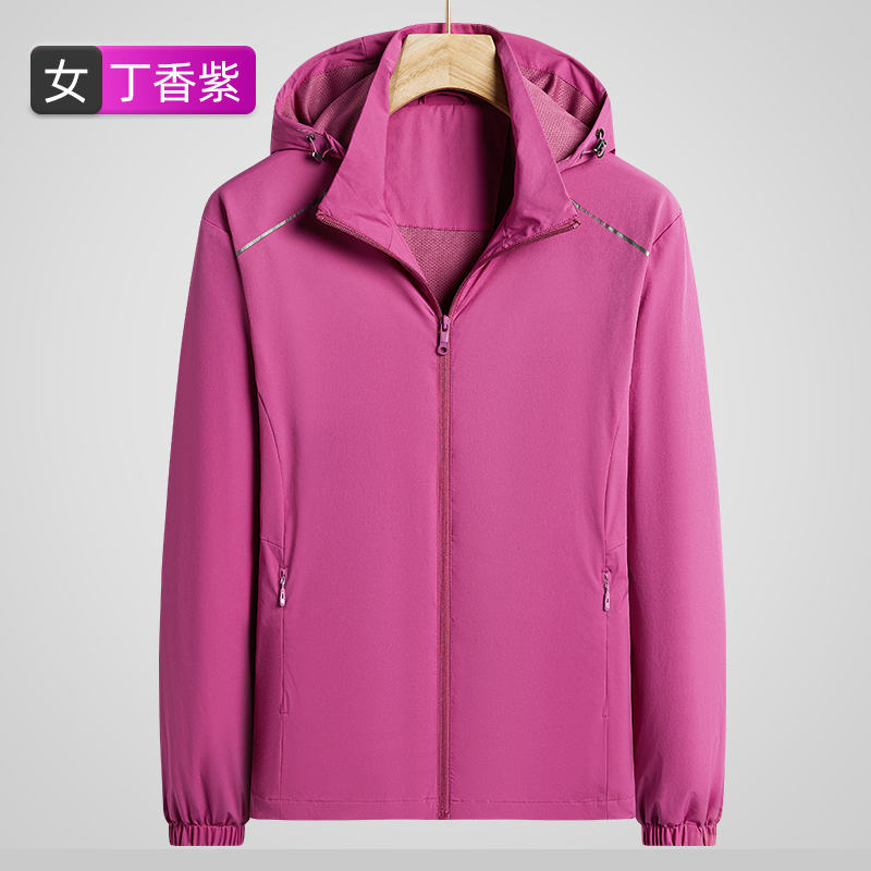 时尚户外弹力防水风衣女款KT2-8802B图5