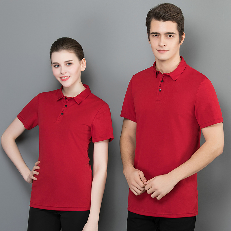 纯色三扣POLO衫H02--8962-8965图5