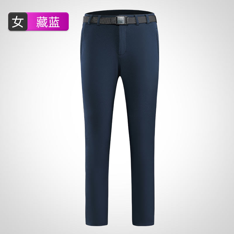 户外登山弹力软壳冲锋裤女款KT2-220202女款图2