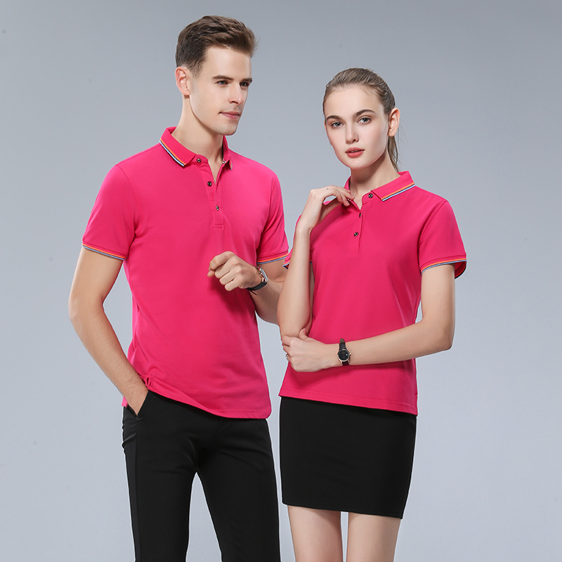 190g40支翻领短袖T恤POLO衫女款31-6880女图5