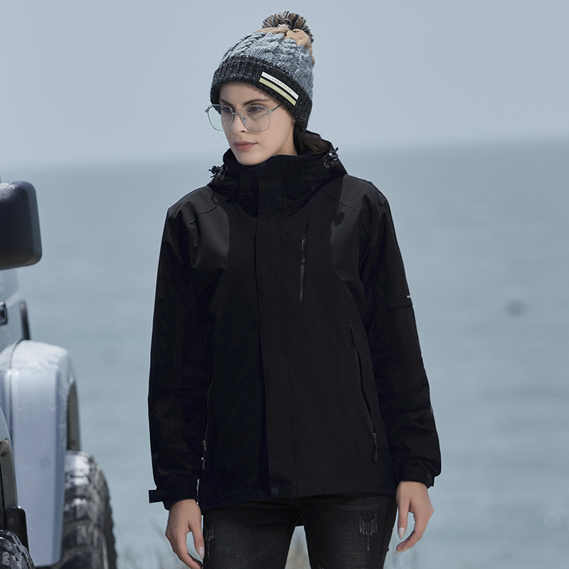 三合一户外抓绒衣内胆两件套登山服冲锋衣情侣款KM-W99001图12