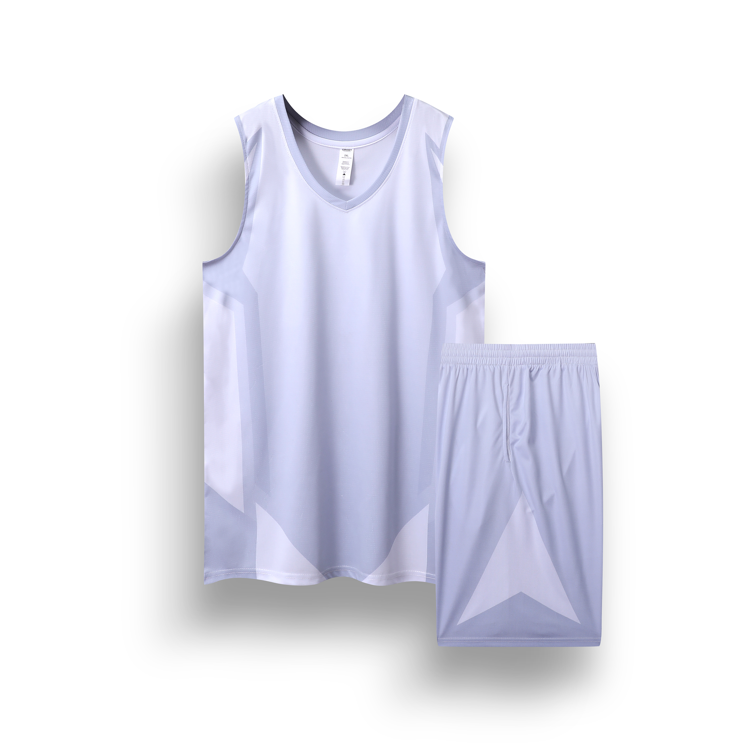 渐变色篮球服套装23-1981男图2