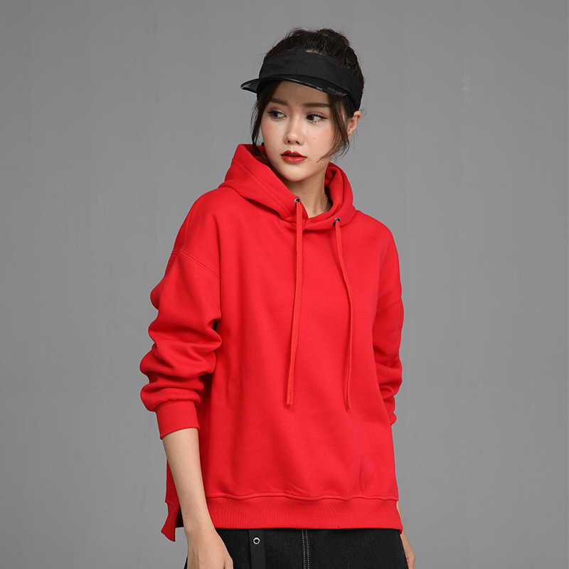 复合绒潮流百搭带帽卫衣女款L06-ZC002女款图5