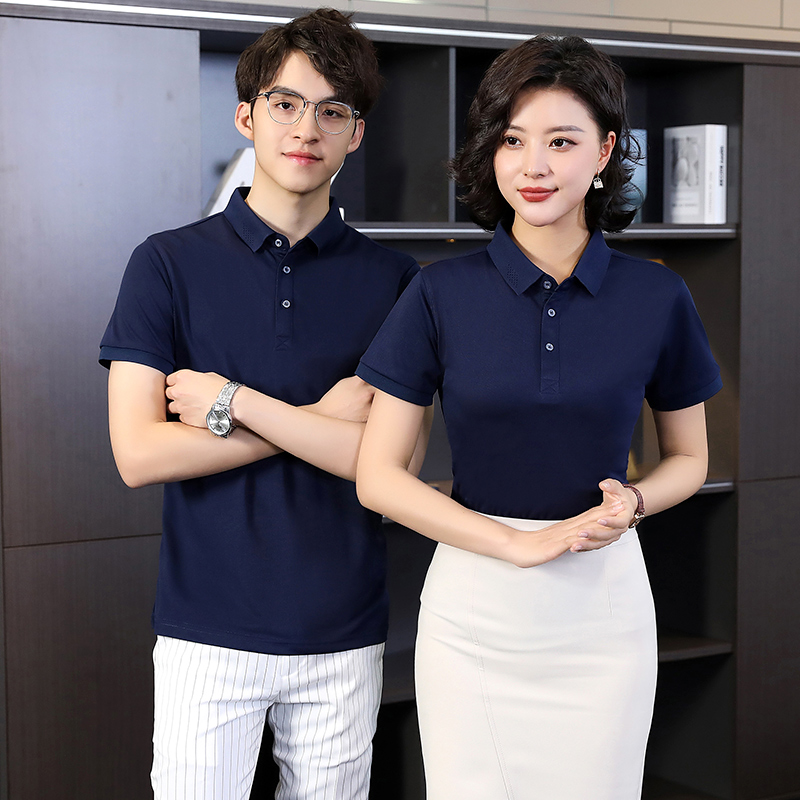 200g洛卡棉翻领短袖POLO衫通款H04-99216图4