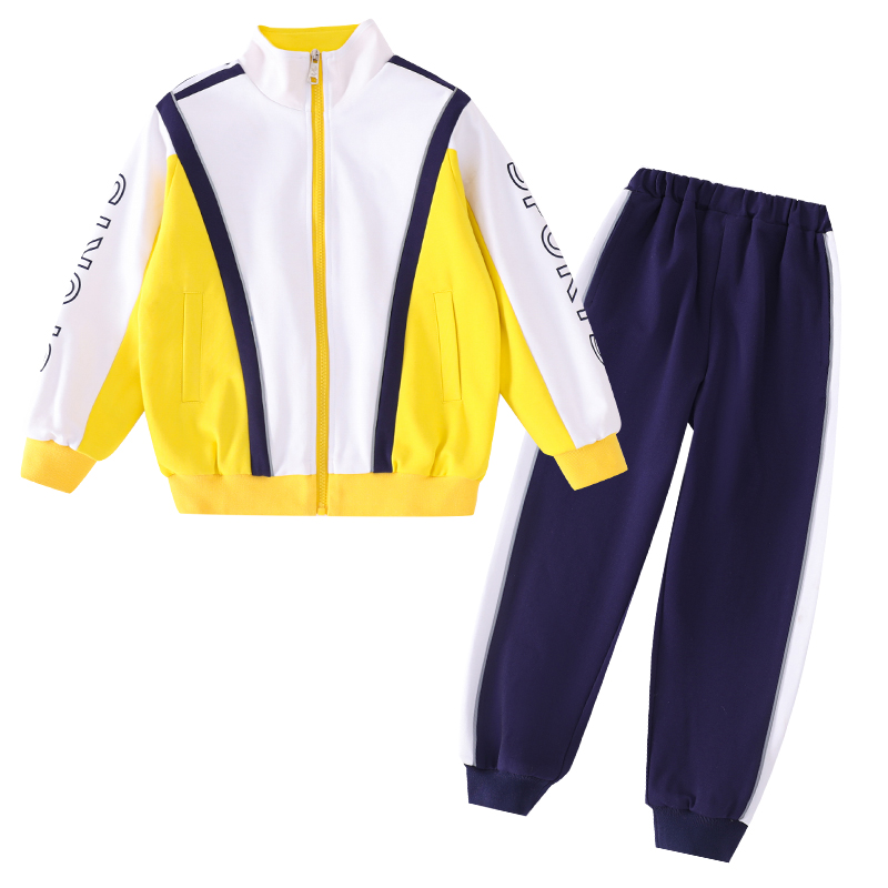 校园休闲运动风秋冬季小学生长袖校服套装两件套894-2213图2