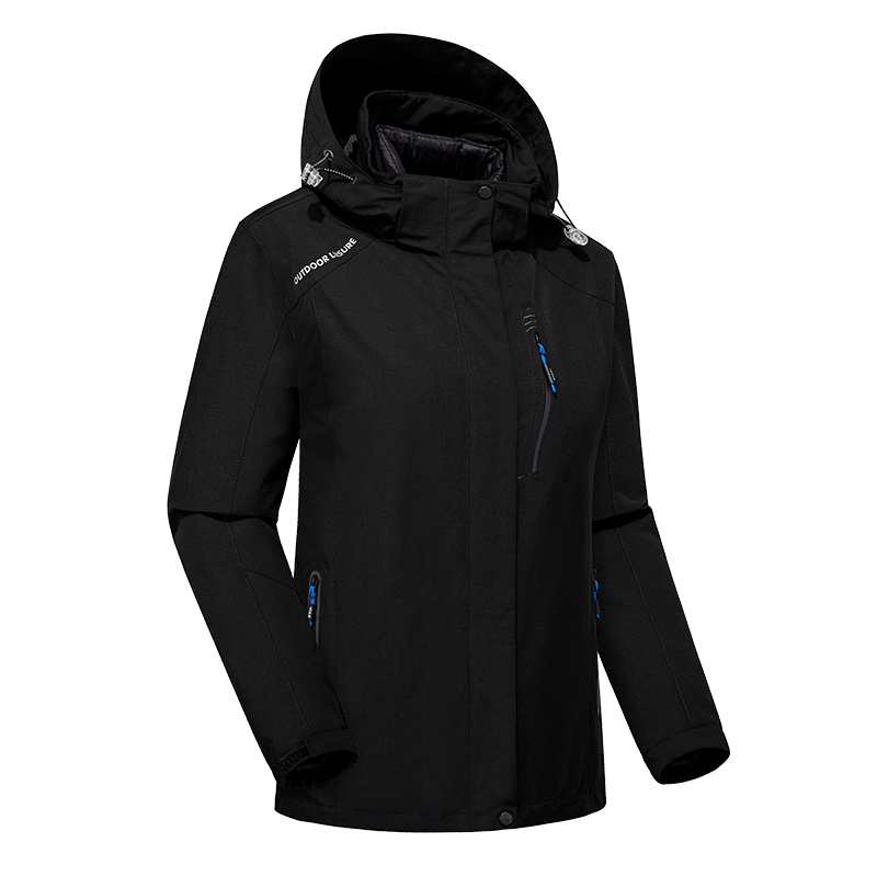 户外软壳衣冲锋衣三合一两件套夹克防风防水情侣登山服KM-LB2251图9