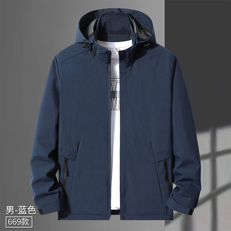 迷彩6边格春秋单层冲锋衣KE2-669迷彩男款图6