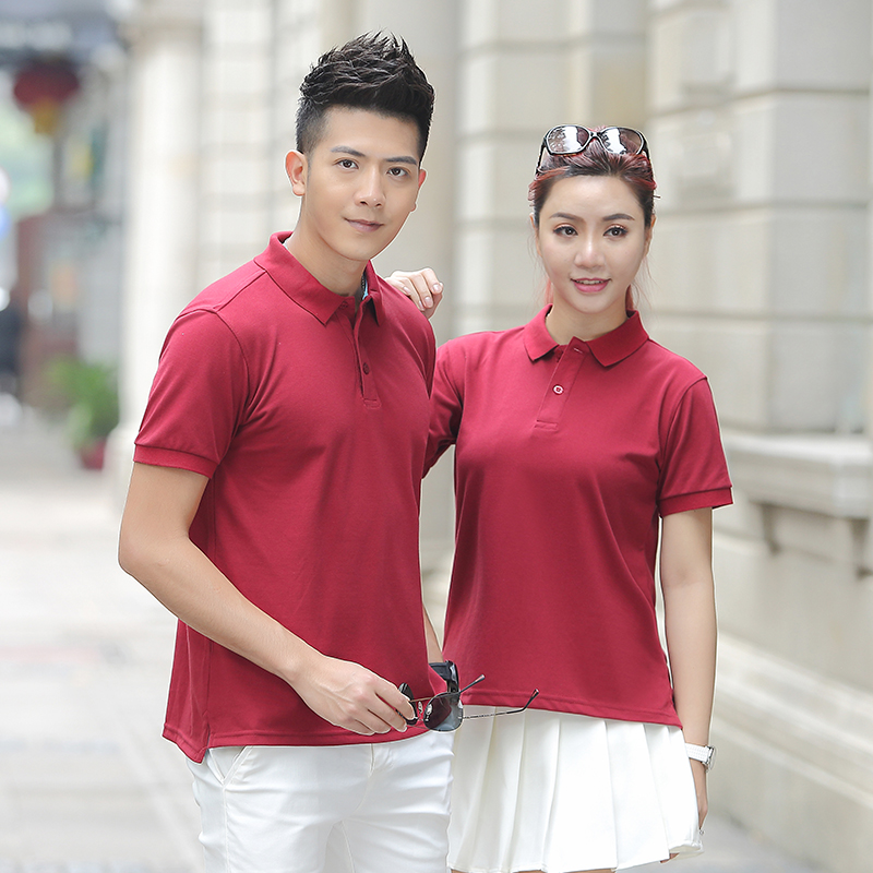 220g精梳长绒棉短袖翻领POLO衫男女款SNS-001图5