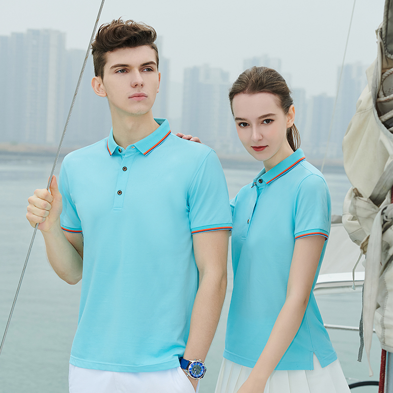 190g陶瓷桑蚕丝商务翻领短袖POLO衫男款GJ21-6880男款图18