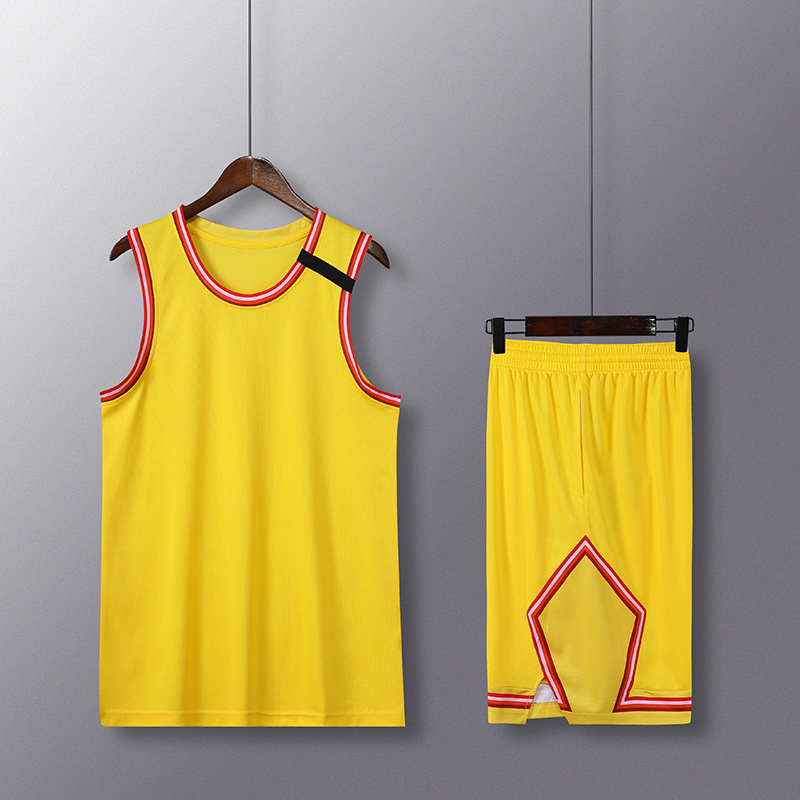 运动速干篮球服套装通款YA-7052图3