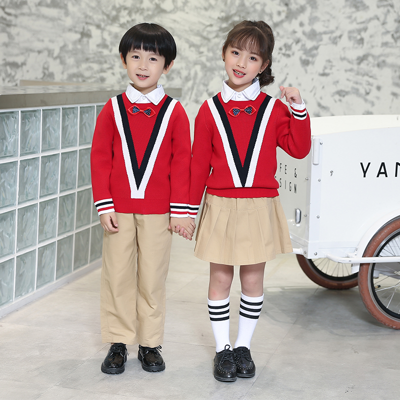 英伦风幼儿园小学生校服四件套894-8837图2