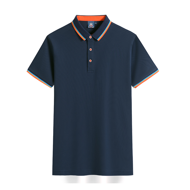 190g50支罗纹翻领短袖POLO衫男女款31-1895图6