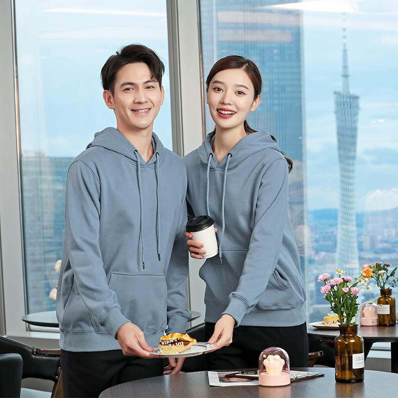 600g复合摇粒绒厚款连帽卫衣通款H17-715图3