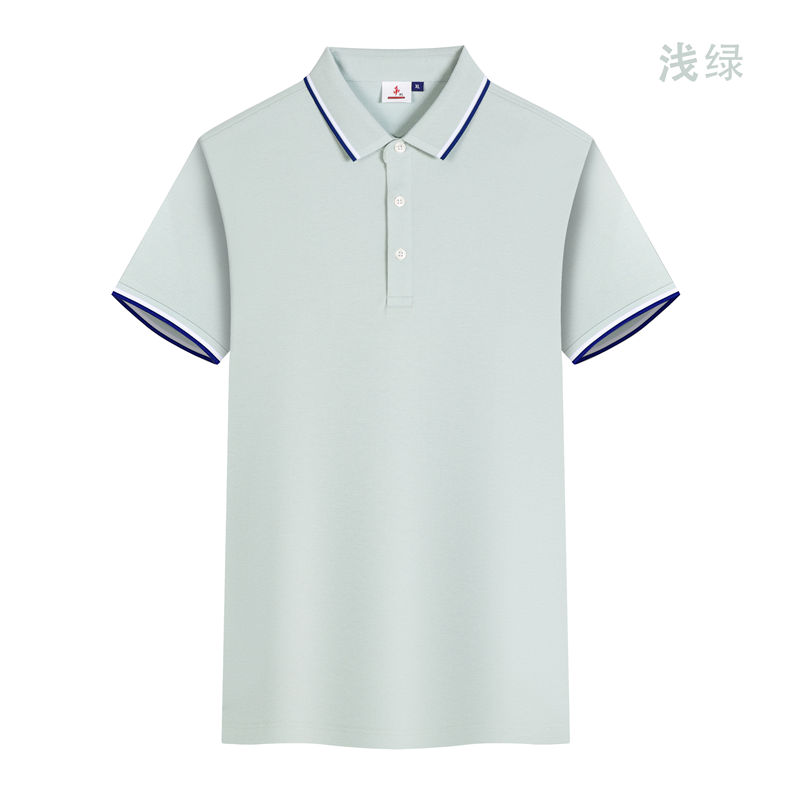 210克210克新疆兰朵棉夏季短袖POLO衫GJ22-A8图11