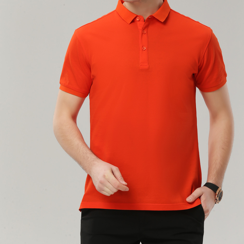 180g60支商务翻领短袖POLO衫通款POLO衫31-1891图3
